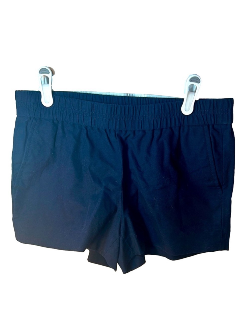 J.Crew factory Women's Cotton Navy Blue Shorts with elastic waistband size 4